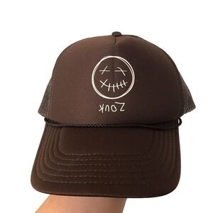 *Rare* Travis Scott x Zouk Las Vegas nightclub brown SnapBack trucker hat